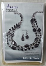 Annie's Simply Beads Kit Of The Month "Jet Set In Chain" BD 062