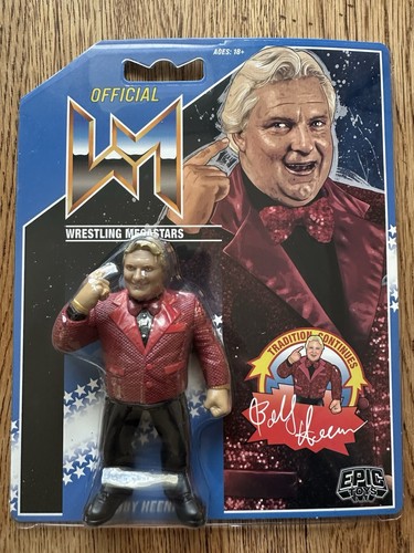 WWF WWE Bobby The Brain Heenan Epic Toys Retro Red...