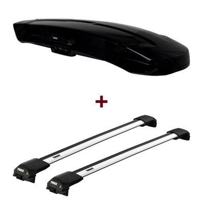 Dachbox Thule Vector Alpine + Dachträger Thule für Mercedes GLS Typ X166 set top