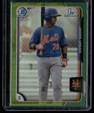2015 Bowman #BCP98 Jhoan Urena Chrome Prospects Green Refractors #/99