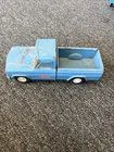 VINTAGE TONKA PRESSED METAL JEEP PICKUP TRUCK-GOOD-9" LONG-BLUE-LOOSE