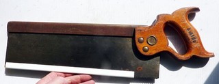 A GOOD DISTON BRESS BACK TENNON SAW