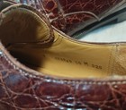 Johnson And Murphy Genuine Alligator Brown Cap-toe Oxford 🐊 Men Dress Shoes 9-M — photo 8