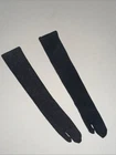 Vintage Barbie Long Black Evening Gloves