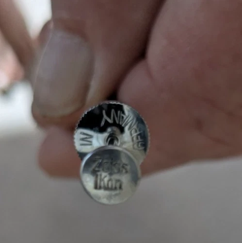 Vintage Zeiss Ikon 10" + cable disparador revestido de tela Foto 4 de 4