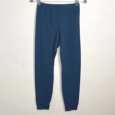Patagonia Girls Capiline Baselayer Pants Teal L Elastic Waist Outdoor Camping