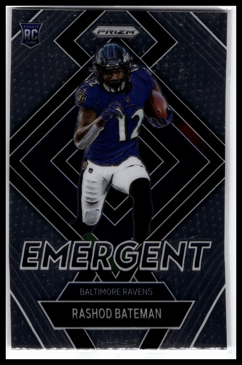 2021 Panini Prizm #E-10 Rashod Bateman Emergent