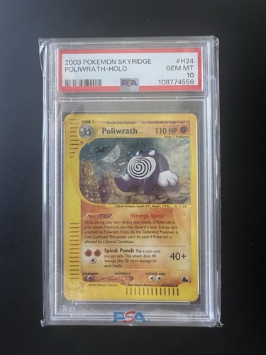Poliwrath graded PSA 10 for sale on eBay