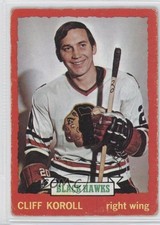 1973-74 O-Pee-Chee Dark Back Cliff Koroll #28 0a1
