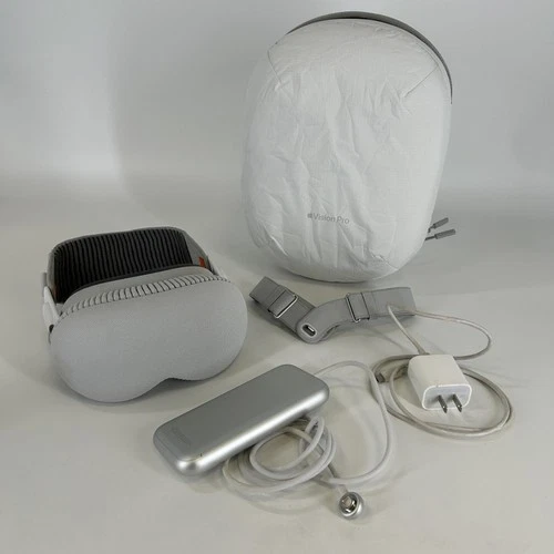 Apple Vision Pro VR Headset 1TB w/ Light Seal Cushion-W/Solo Knit Band-M - Good