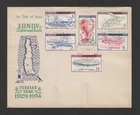 GB Lundy Island 1954 airmails FDC