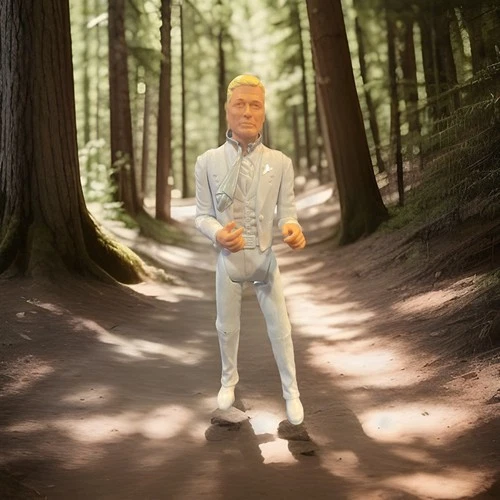 VINTAGE SHERIFF THOMAS GOODE MARX NO. 2085 CANADIAN 1973-76 & Silver ACCESSORIES