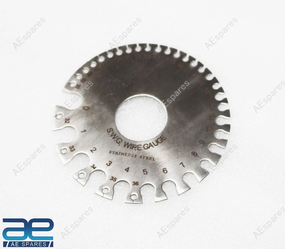 Medidor de cable de alambre de acero inoxidable medidor de espesor estándar redondo Foto 4 de 4