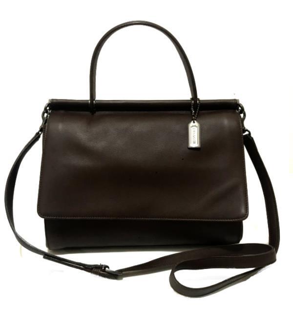 Coach Vtg Mahogany Brown Whitney Baby Briefcase Doctor Tote Bag