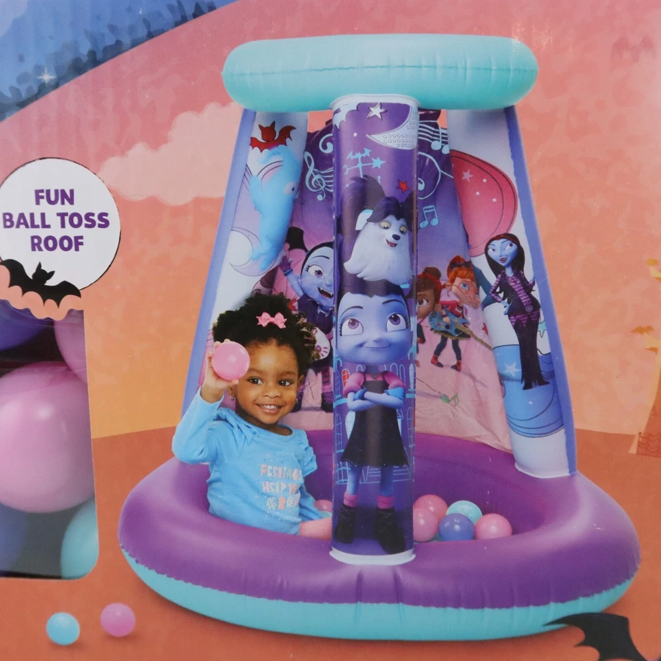 Disney Vampirina Ball Pit Inflable Playland Sweet as Can Vee 15 Bolas Junior Foto 2 de 4