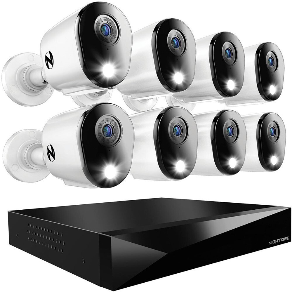 Night Owl 12 Channel Camera Wired 2K 1TB DVR Security System
