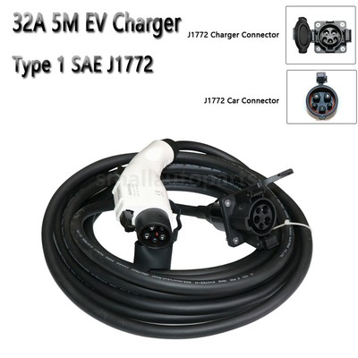 Type 1 SAE J1772 EV Charger Charging Electric Car 32A 10M Charging Station *