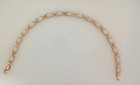 Bracelet 7.", 5.5 Grams 14Kt Yellow Gold Opal Tennis