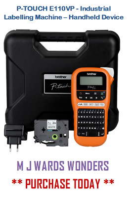 P-TOUCH E110VP - Industrie Etikettiergerät - Handgerät