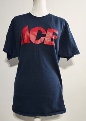 #ad Ace Hardware T Shirt Hymans Indiana Advertising Logo Graphic Tee Local Tshirt $14.99