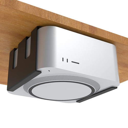 Under Table Hanging Shelf Wall Mount Bracket Cooling Accessories For Mac Studio - Picture 6 of 7