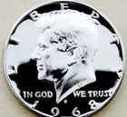 ⭐️1968 S DDP SILVER PROOF HIGH GRADE⭐️KENNEDY BLACKEST MIRROR IVE SEEN⭐️GEMBU