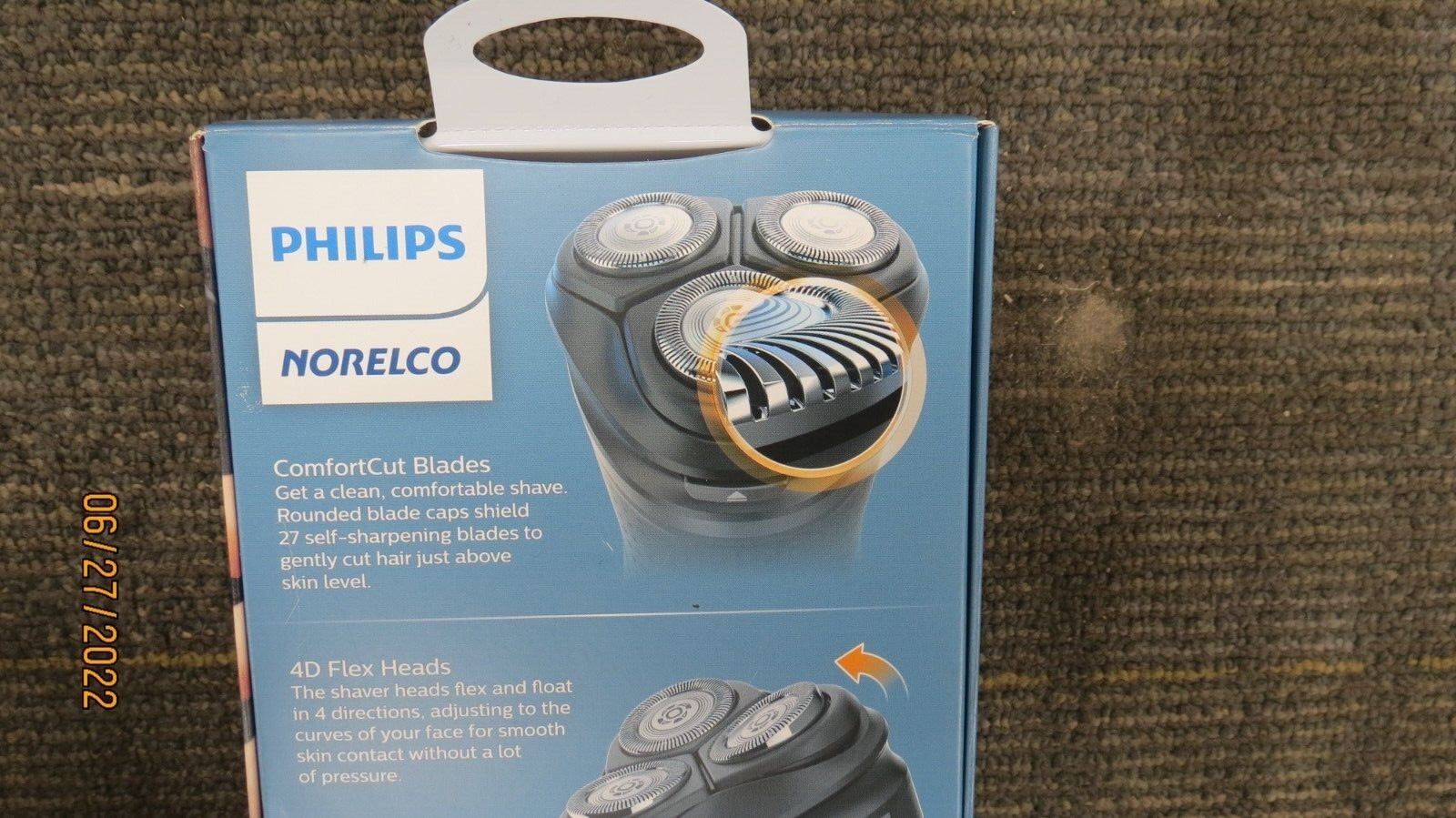 PHILIPS NORELCO SHAVER 1100 CORDED SHAVE 4D FLEX HEADS S1015/81 NEW