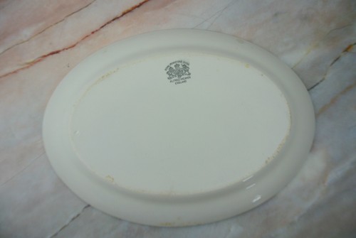 Antique Ironstone Alfred Meakin England White Oval Platter 13-1/2" - Picture 8 of 9