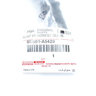 REAR SEAT HEADREST GUIDE GENUINE TOYOTA PROACE 2016 ONWARDS - SU001-A5429