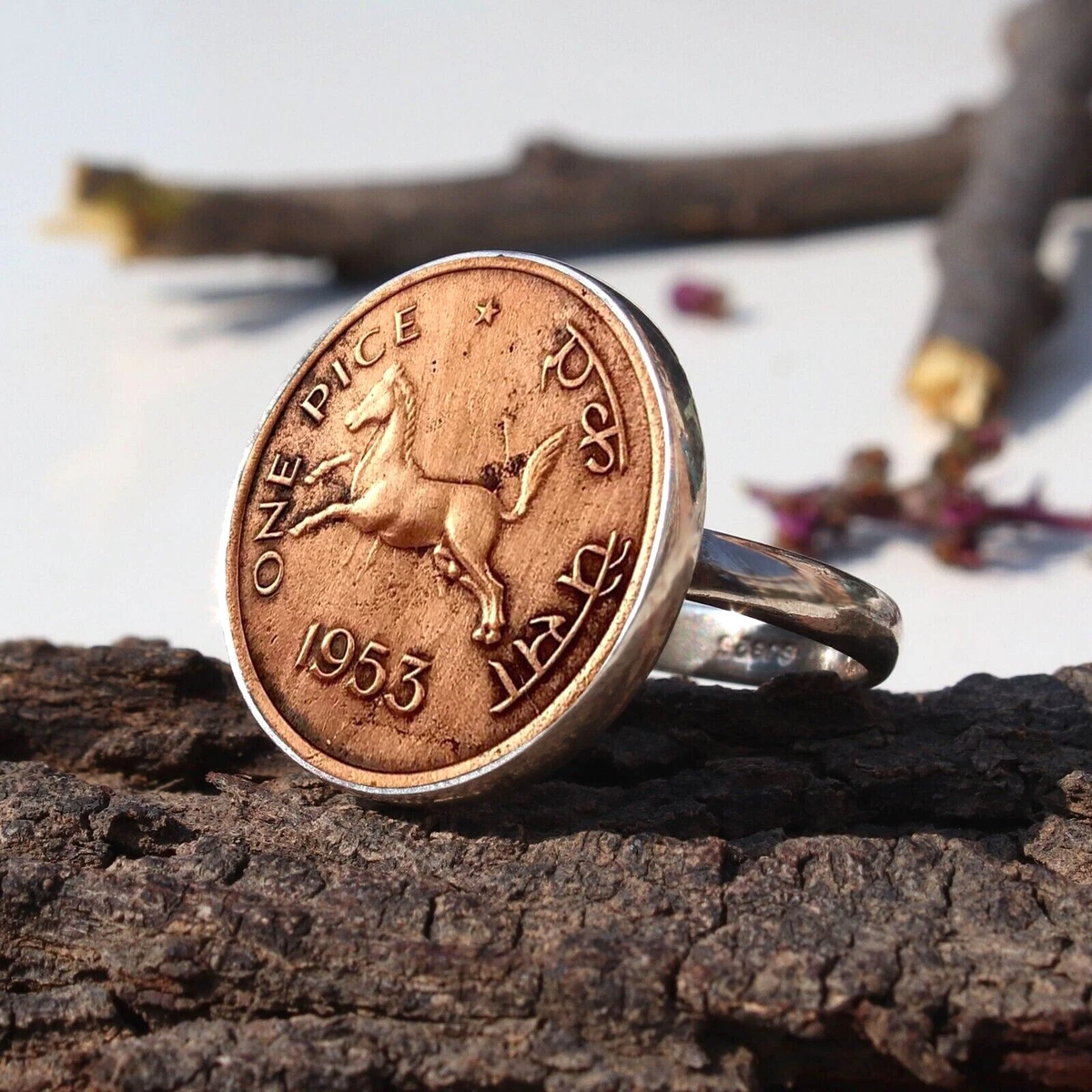 Coin ring jewelry sale