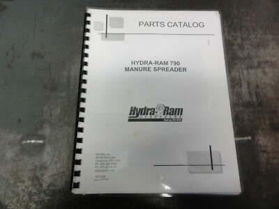 Hydra-Ram 790 Manure Spreader Parts Catalog Manual    12/11/08