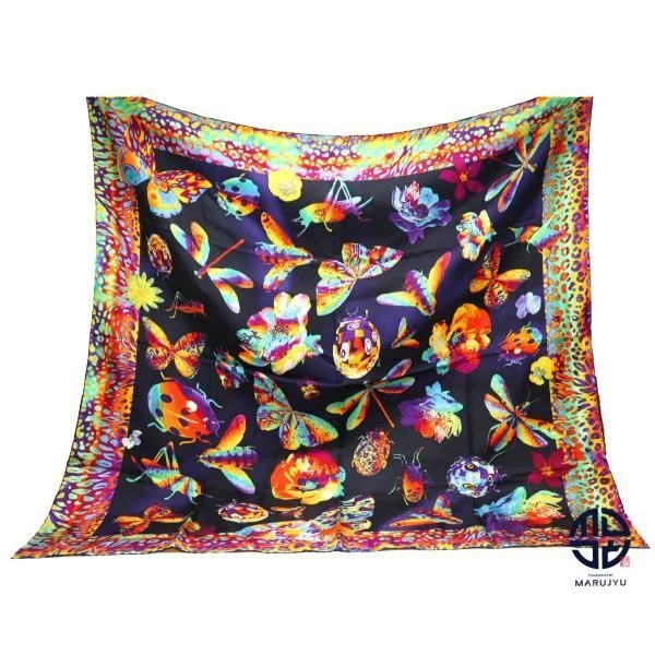 Foulard bandana en soie GUCCI avec accessoire poire