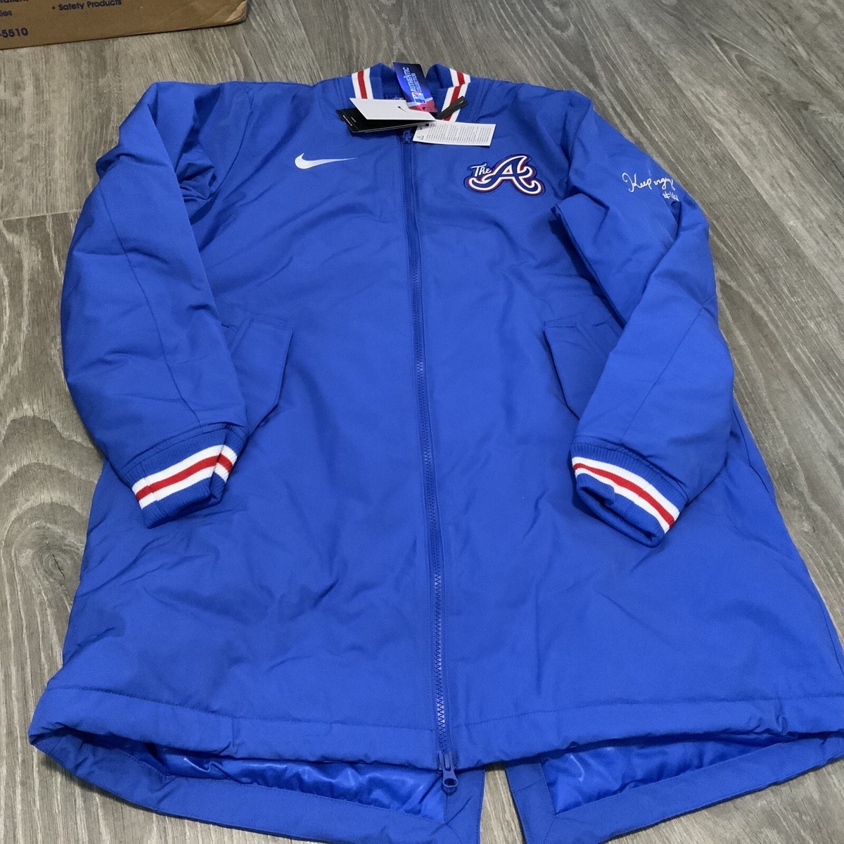 Nike Atlanta Braves 2023 City Connect Dugout Full-Zip Jacket Men's
