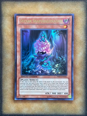 Yugioh Sylvan Snapdrassinagon PRIO-ENDE1 Ultra Rare Limited Edition NM