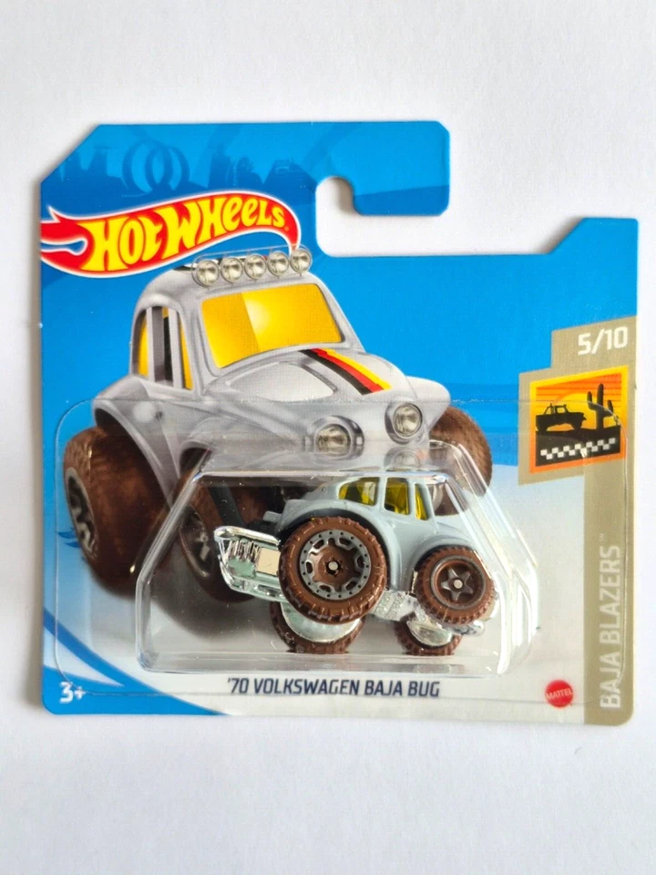 MINIATURE HOT WHEELS 1/64 VOLKSWAGEN BAJA BUG 1970 BAJA BLAZERS 2021 - Photo 1/1