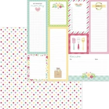 Sugar Sprinkles - Made With Love - 12X12 Scrapbook Paper - 5 Sheets