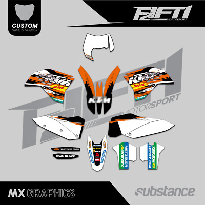 Mid Range Graphics Kit To Fit KTM EXC 125 250 350 450 2008 2009 2010 2011