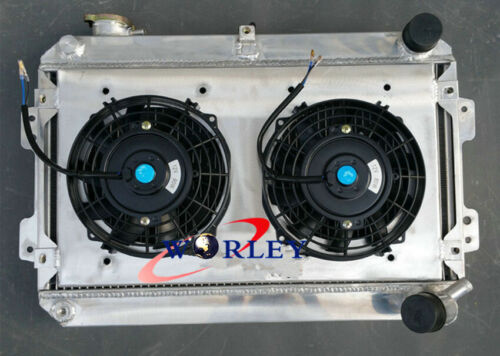 For Mazda RX7 Series 1 2 3 SA/FB 79-85 Aluminum Radiator+Shroud+Cooler Manual 80 - Picture 2 of 9