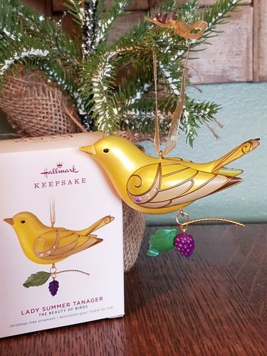 2019 Hallmark Ornaments "LADY SUMMER TANAGER" LIMITED EDITION