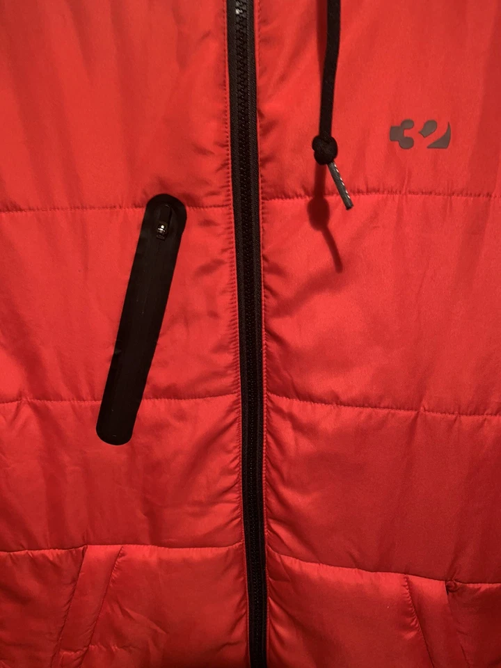 ThirtyTwo Mens Fleece Snowboard Jacket / Red/ Plaid / Size Large - Image 2 of 4