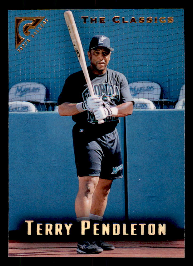 1996 Topps Gallery #71 Terry Pendleton Florida Marlins