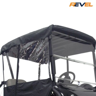 EZGO RXV 2 Passenger Black Enclosure, OEM E-Z-GO RXV Golf Cart