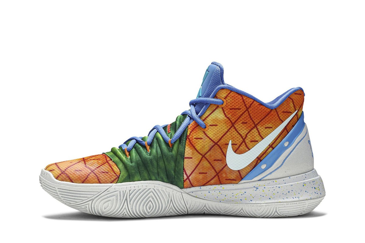 Spongebob×Kyrie 5 \"Pineapple House\" Nike Kyrie 5 Spongebob Pineapple House Men's - CJ6950-800