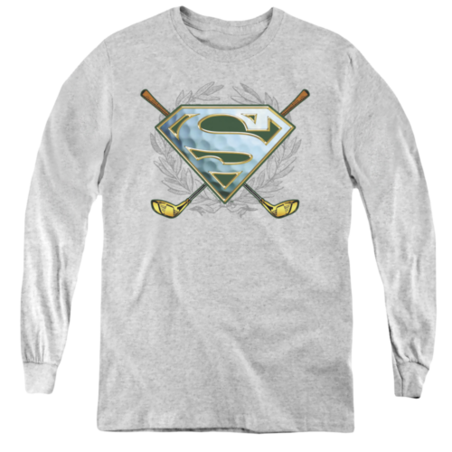 Superman Fore! - Youth Long Sleeve T-Shirt - Picture 1 of 2