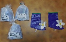 NEW Lot of 4 Boot Spats Purple Pleather 60's Rainboot Theatrical Dance child sze