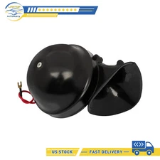105DB 12V Black Snail Horn For Car/Van/Truck/SUV/ Motorcycle new