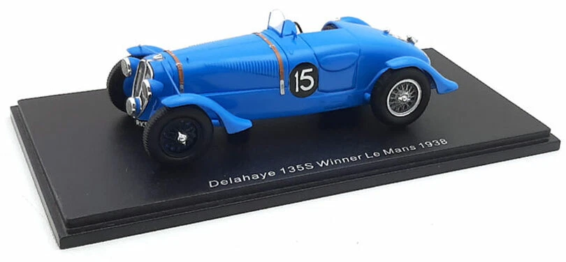 Spark 43LM38 Delahaye 135S Le Mans Winner 1938 - Chaboud/Tremoulet 1/43 Scale — 第 4/4 张图片