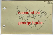 ANN THOMAS - SIGNED - MIDNIGHT COWBOY -DUFFY'S TAVERN