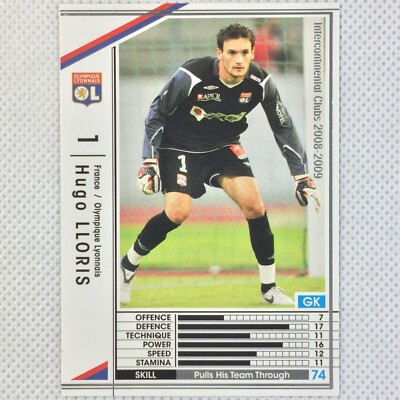 STICKER PANINI CHAMPIONNAT FOOT 2008 HUGO LLORIS NICE TOTTENHAM N°319 ROOKIE NEW