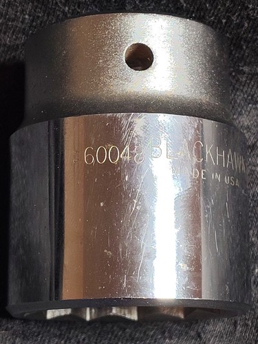Blackhawk 60048 1-1/2" SAE Chrome 12-Point Socket - 3/4" Square Drive - Picture 4 of 11